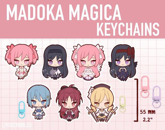 [ PREORDER ] Madoka Magica // Keychains