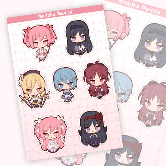 Madoka Magica // Stickersheet